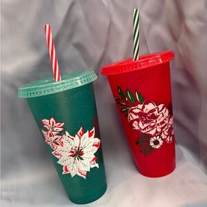 Starbucks 2022 holiday glitter cups (Limited Edition)